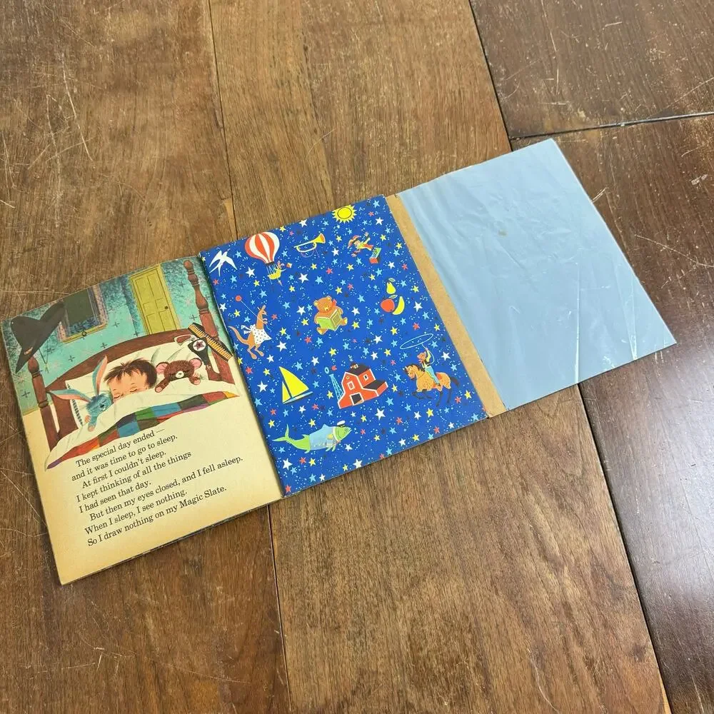 MY MAGIC SLATE BOOK by Carl Memling & Bill Dugan 1959 Giant Little‎ Golden